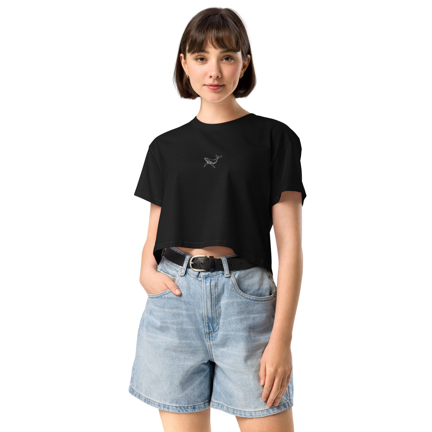 Whale Crop Top - Women - The Local Eye Store