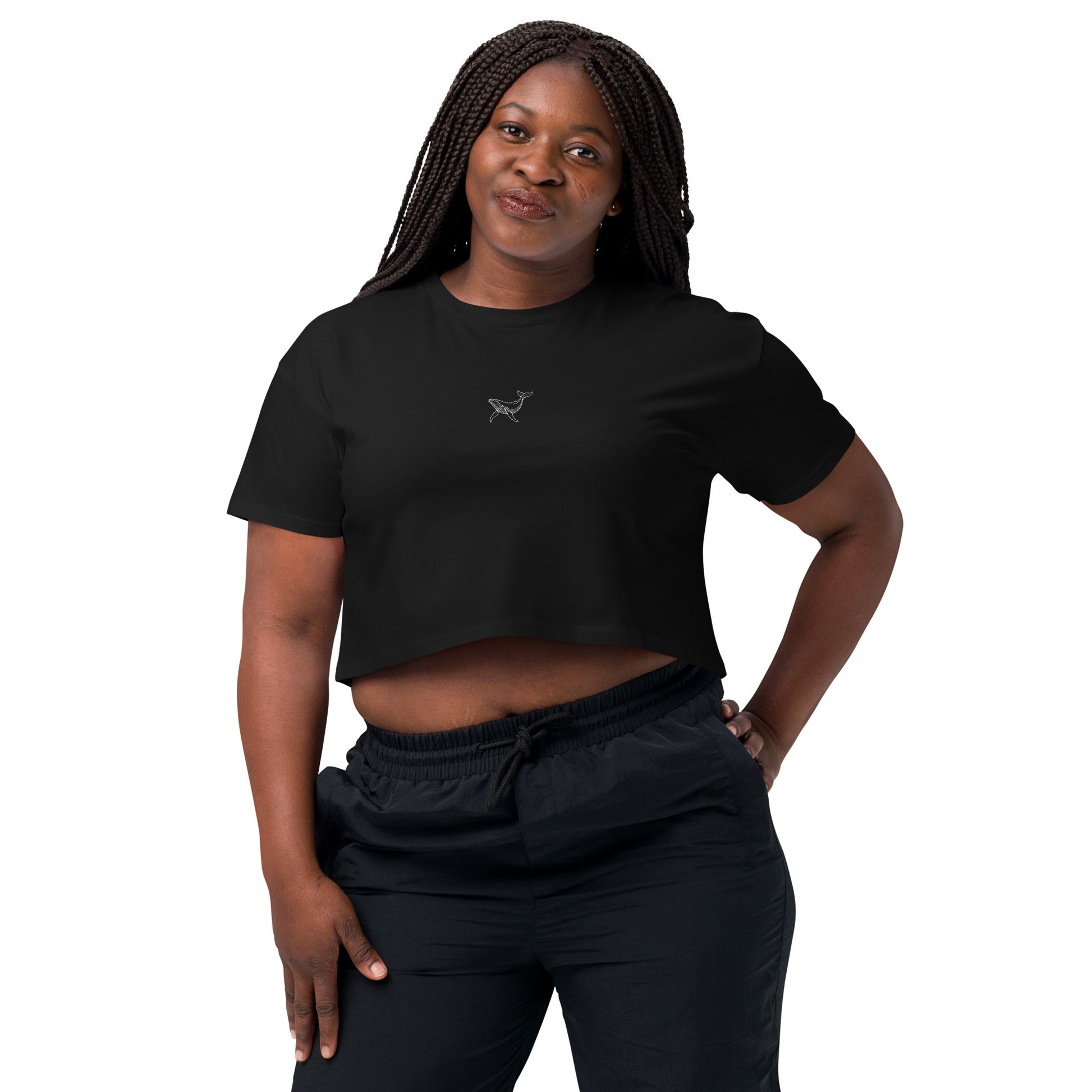 Whale Crop Top - Women - The Local Eye Store